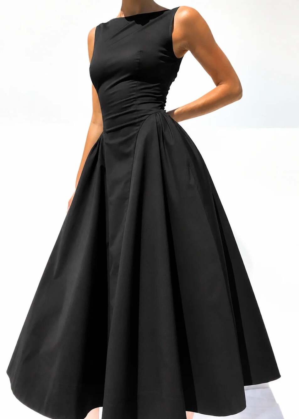 Yojani Boutique Jacqueline Dress Black Large NWT